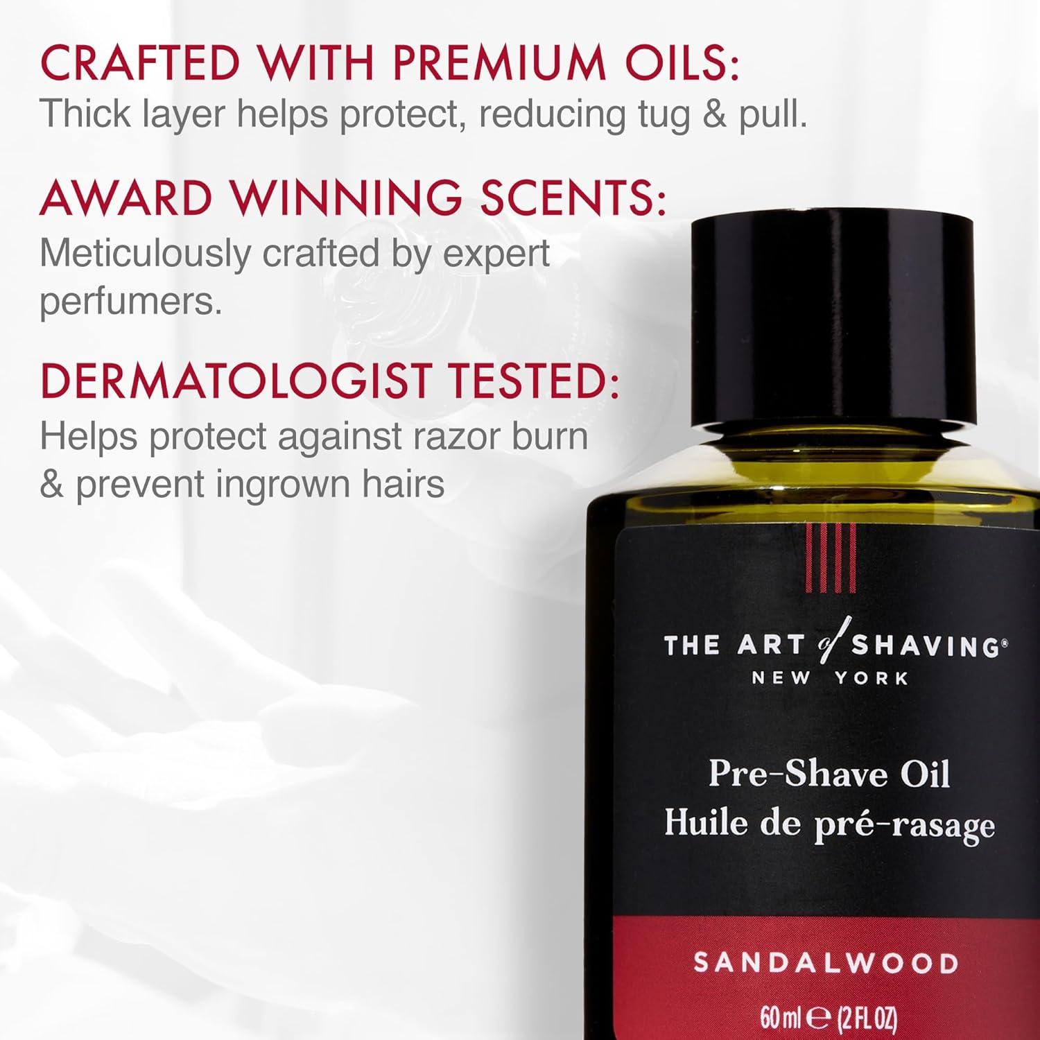 Art of Shaving Pre-Shave Beard Oil - Nourishing Formula for Smooth Shaving | 1.5 oz