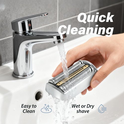 92M Electric Replacement Shaver Head Compatible with Series 9 Shaving Razor Head, Suitable for S9 9290cc, 9291cc, 9370cc, 9376cc, 9293s, 9260s, 9295cc, 9385cc,for men.