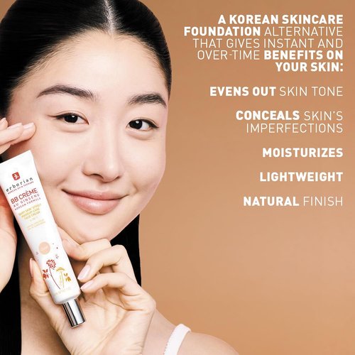 Erborian BB Cream - Matte Beauty Balm with SPF 20 | Tone-Evening Korean Skincare & Makeup Hybrid