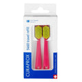 Curaprox CS 5460 Toothbrush Heads – for Travel Set | Ultra Soft Plaque Removal |Orange-Yellow| Refill Duo-Pack