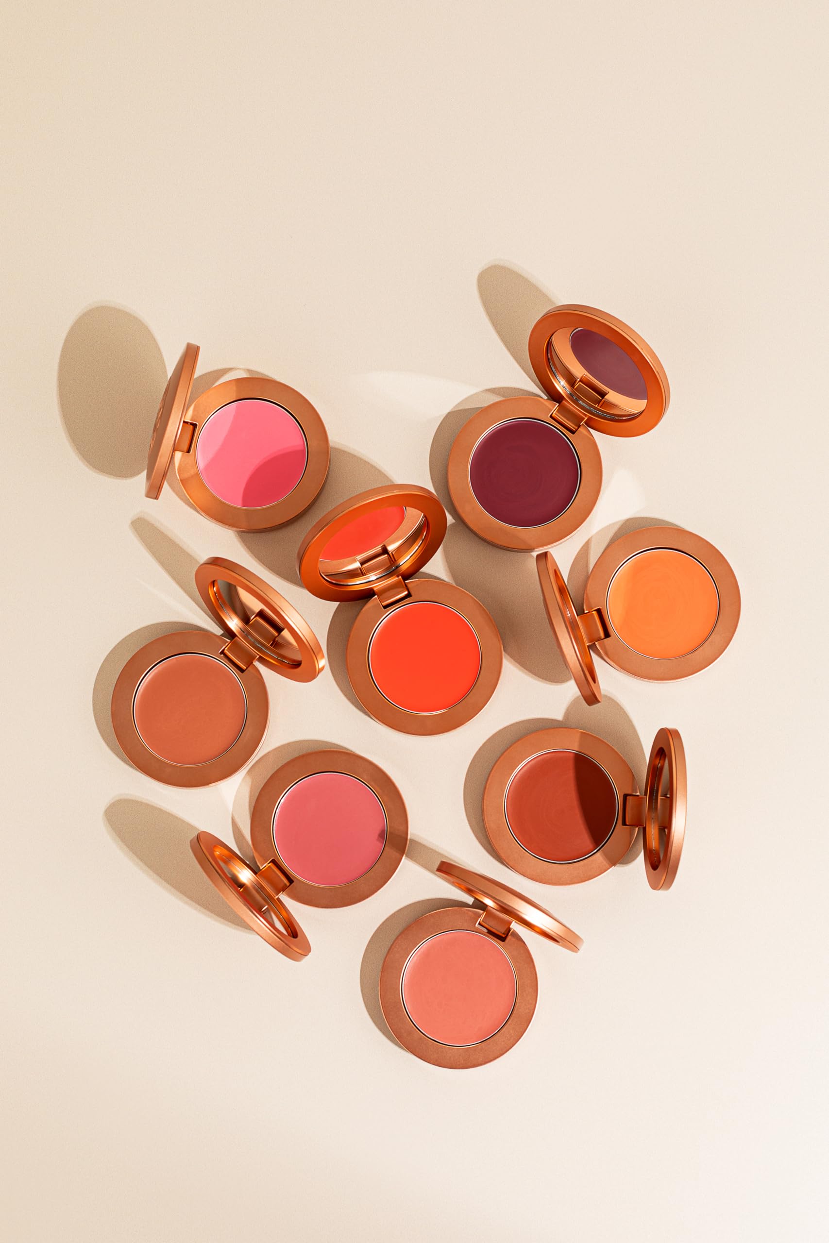 YENSA Super Serum Silk Cream Blush for Cheeks - Buildable Cheek Blush Formulated with Superfoods - Dewy Airbrushed Finish - Nourishing & Hydrating - Silky Cream Formula - Berry Passion (0.21 oz)