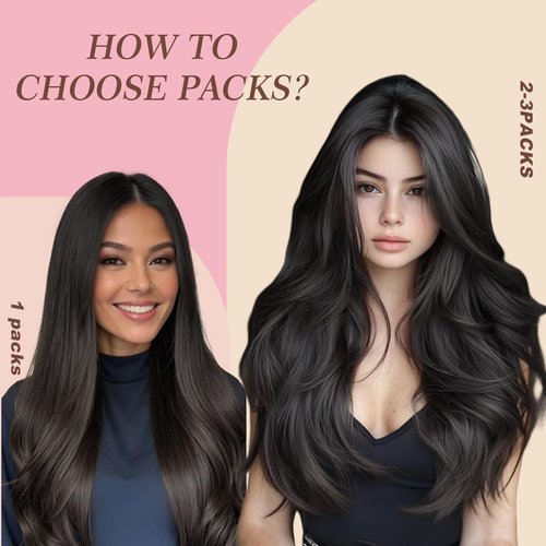 Clip in Hair Extensions Real Human Hair 120g 7pcs Human Hair Clip in Extensions 14 Inch Natural Black #1B Thickened Straight Real Hair Extensions Clip in Human Hair