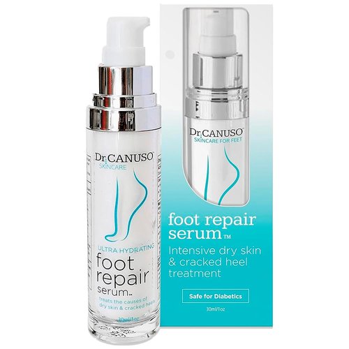 Dr. Canuso Foot Repair Serum - Medical Strength Treatment for Cracked Heels & Dry Skin | Fast Relief, Made in USA