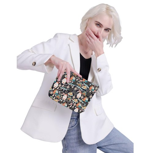 Animated Movie Themed Makeup Travel Bag Sp A Fans Gift (BLK-sp away)