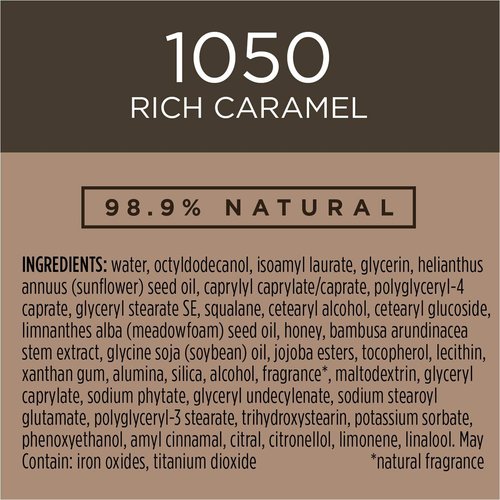 Burt's Bees Goodness Glows Liquid Makeup - Rich Caramel, Flawless Finish, 1.0 Ounce