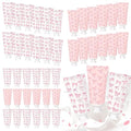 50 Pcs Pink Bow Hand Cream Gifts Bow Hand Cream Bulk Bachelorette Figure Hydrating and Soothing Hand Lotion for Bachelorette Wedding Birthday Baby Shower Valentine's Day Mother's Day Party