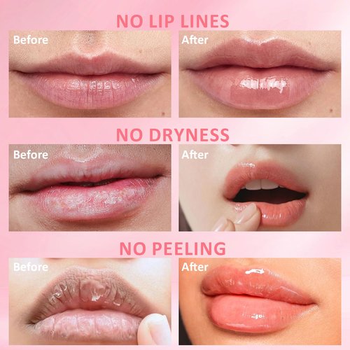 DMSKY 6 PCS Bee Lip Balm Lip Mask Honey Pot,Valentines Day Gifts,Propolis Lip Mask Overnight Moisturizing Lip Balm with Stick,Sleeping Lip Mask Prevention Dry & Cracked,Galentines Day Party Favors