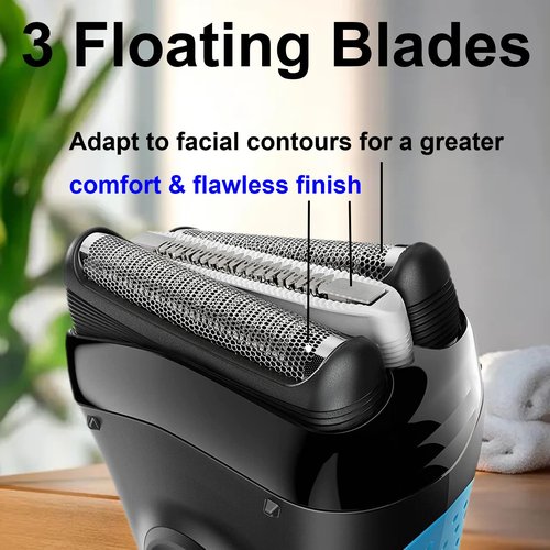 Series 3 Replacement Head for Braun Electric Shaver -21B- Compatible with Braun Electric Razors 300s, 310s, 3010BT (2 Pack)