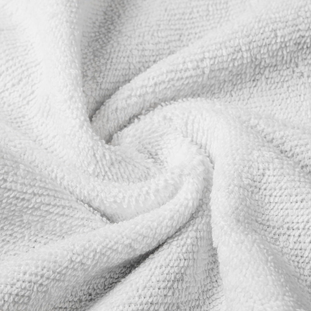 YRALY Cotton Washcloths Bulk (60 Pack) - 100% Ring Spun Cotton, Premium Quality Face Cloths, Highly Absorbent and Soft Fingertip Towels, Wash Cloths (12x12 inch, White)