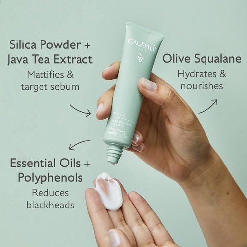 Caudalie Vinopure Oil Control Moisturizer - Hydrating & Mattifying Formula | 40 mL