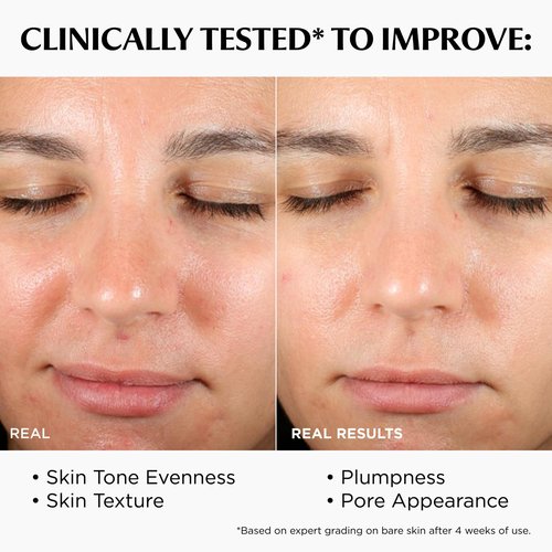 IT Cosmetics CC+ Nude Glow (Light Neutral) - Medium Coverage Foundation with SPF 40 & Brightening Glow Serum, Lightweight Skin Tint, 2% Niacinamide + Hyaluronic Acid, Up to 24H Hydration - 1.08 fl oz