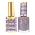 DND Gel Polish Set - Gray Collection | UV/LED Gel & Air Dry Nail Lacquer Duo, 0.5 Fl Oz Each