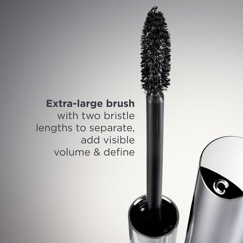 Clarins Wonder Volume Mascara XXL | Volumizing and Lengthening | Double Volume Effect | 12H¹ Hold | Visibly Thickens and Smoothes Lashes | Smudge-Proof and Humidity-Resistant | 0.3 Ounces