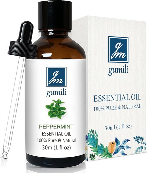 GM Gumili Peppermint Essential Oil - 100% Pure for Diffusers, Hair, Soap & Body Wash | 30ml