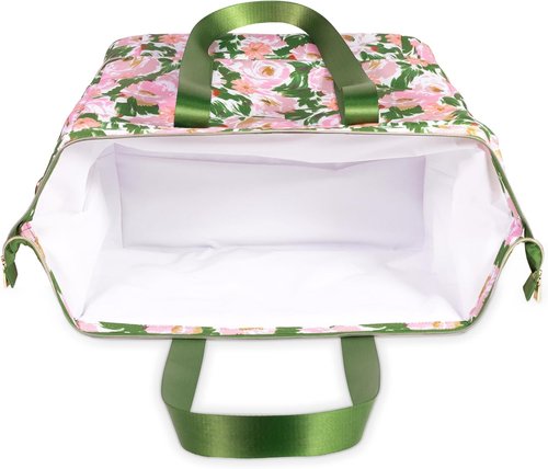 Kate Spade New York Insulated Cooler Tote Bag - Large Capacity Soft-Sided Beach Bag with Shoulder Strap | Hidden Garden