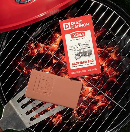 Duke Cannon Big Brick Bar Soap - Backyard BBQ Scent, Extra Large 10 oz for Men