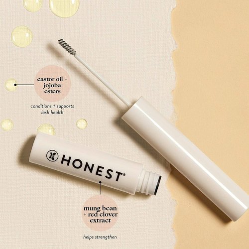 Honest Beauty Brow Gel - Fuller Looking Brows with Castor Oil & Red Clover Extract | EWG Verified, Vegan, 0.05 fl oz