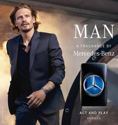 Mercedes Benz Man - Aromatic Woody Fruity Eau de Toilette for Men - Long Lasting Cologne - 1 oz