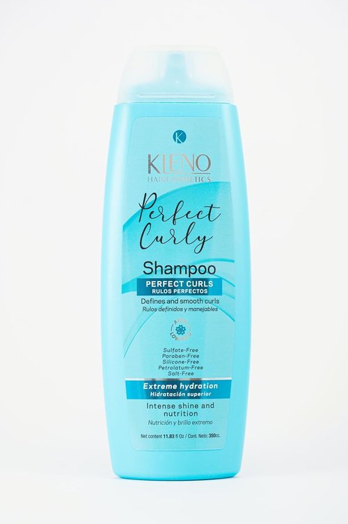 Perfect Curly Shampoo - Vegan Anti-Frizz Formula for Enhanced Curl Definition | Intense Hydration, 11.83 fl oz
