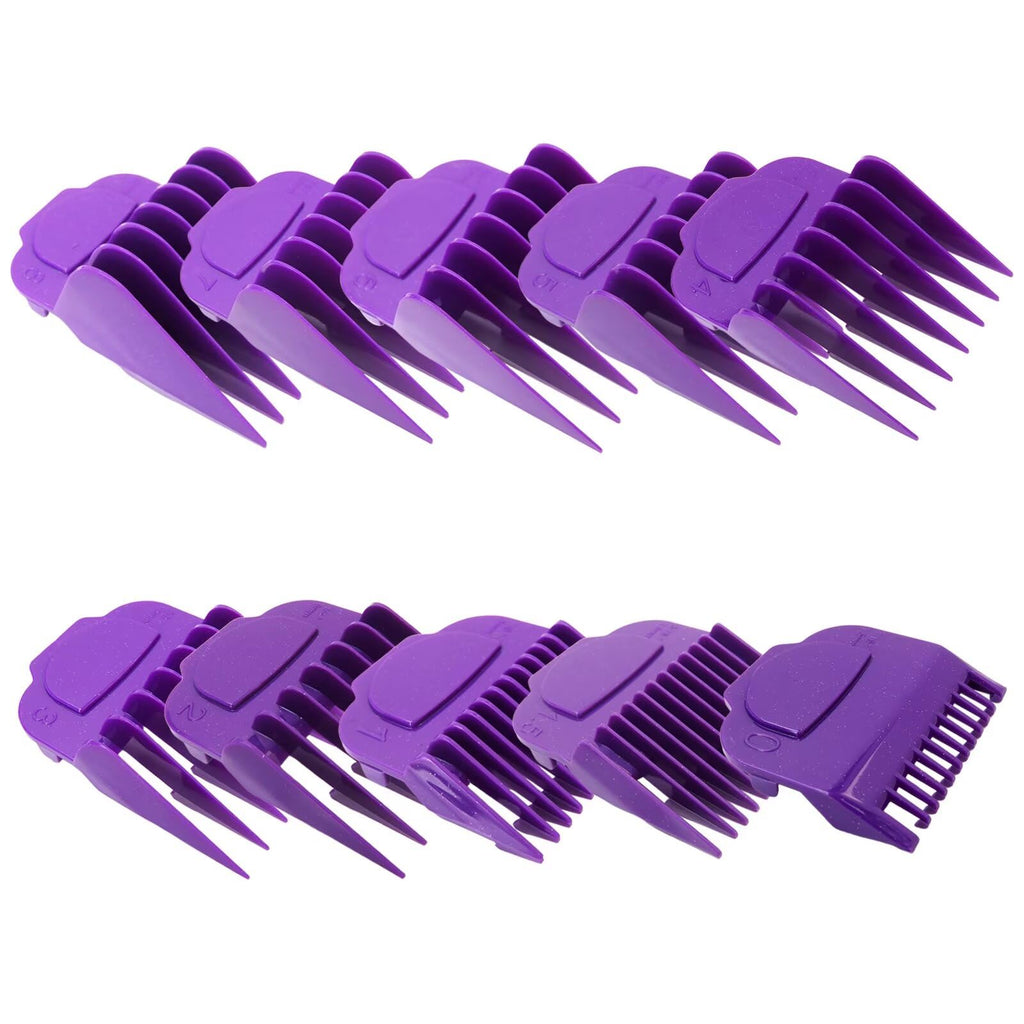 WELURE for Andis Master Clipper Accessories - 10 Magnetic Cutting Guards 1/16", 1/8", 3/16", 1/4", 3/8",1/2", 5/8", 3/4", 7/8", and 1 - for All Professional Haircutting Needs