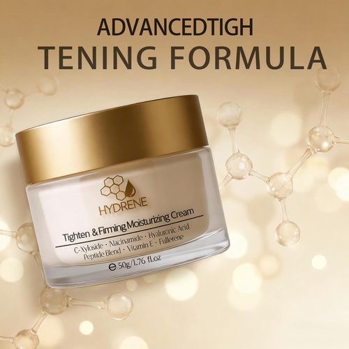 HYDRÈNE Night Cream for Women Firming & Tightening Face Moisturizer with Niacinamide, Peptides, Hyaluronic Acid & Vitamin E – Hydrating Skincare for Dry, Mature Skin, 1.76 fl.oz