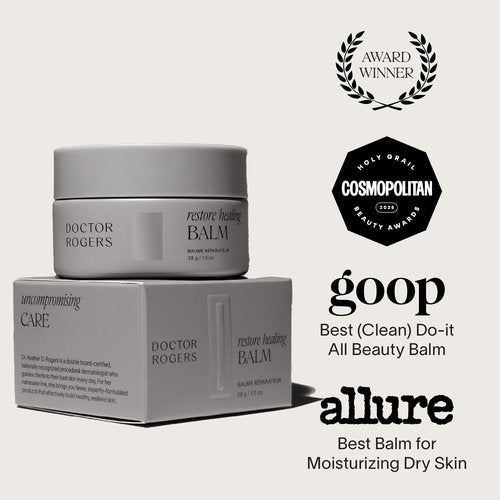 Doctor Rogers Restore Healing Balm. Multi-Purpose Healing Ointment & Moisturizing Relief Gel. Protects & Soothes Injured, Sensitive & Dry Skin 0.5 Ounce Tube (14 gram)