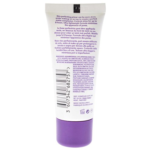 Rimmel London Stay Matte Primer - Ultra-Lightweight Shine Control, Non-Greasy Formula, 1oz