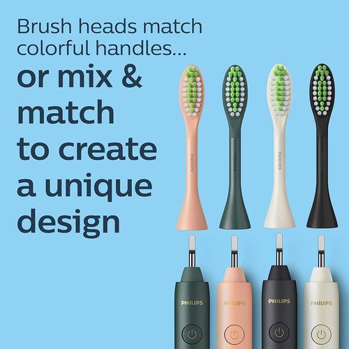 Philips One by Sonicare Brush Heads - 2-Pack Replacement for Superior Oral Care | White
