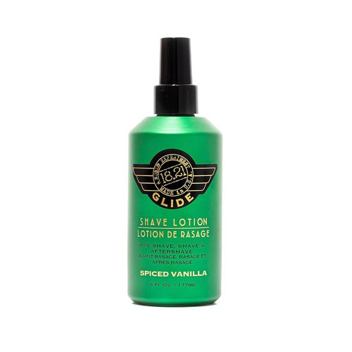 18.21 Man Made Shaving Gel - Spiced Vanilla, 6 Fl. Oz | Non-Lathering, Moisturizing Formula for Smooth Shave