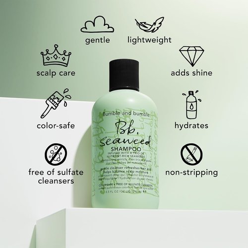 Bumble and bumble. Seaweed Hydrating Shampoo - Gentle Cleanser for All Hair Types | Sulfate-Free, Boosts Scalp Hydration