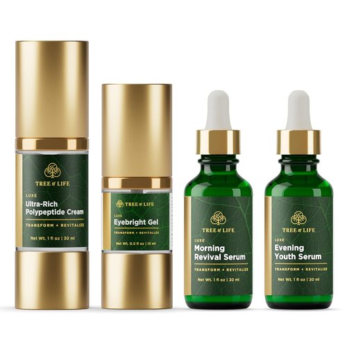 Tree of Life Beauty Ultimate Skin Care Set - Brightening, Firming, Hydrating 4-Pack for Youthful Skin