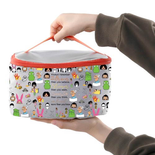 PXTIDY Comedy Cartoon TV Show Merchandise Gifts Belcher cosmetic Bag Couple Gifts Style Gift For Bob's Fans
