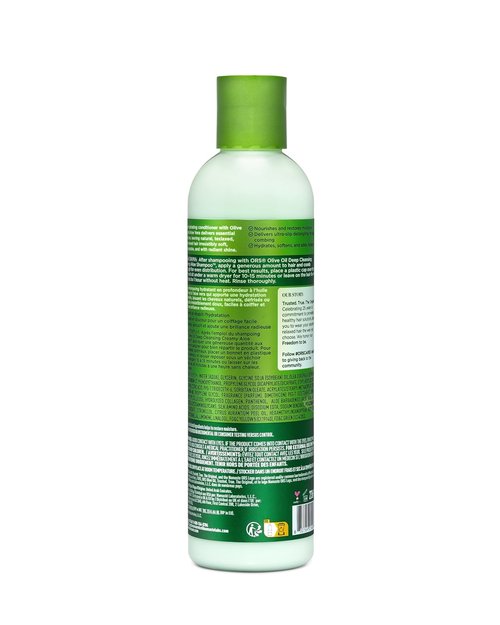 ORS Olive Oil Conditioner - Deep Hydrating Aloe Vera Formula for Moisture & Shine | 8 Ounces