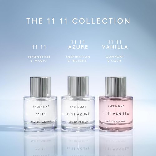 Lake & Skye 11 11 Fragrance Oil Rollerball - Clean Skin Musk, Uplifting Amber Scent - 0.33 fl oz (10mL)