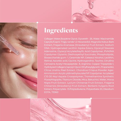 it:fu Blending Collagen UpTox Ampoule | Salmon DNA Ampoule & Copper Peptides Face Serum | Anti-Aging, Wrinkles, Dark Spot Correcting & Instant Lift | Retinol & Retinal (1.01 oz)