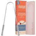MasterMedi Tongue Scraper - Easy-To-Use Oral Care Tool with Travel Case | Single Pack for Adults