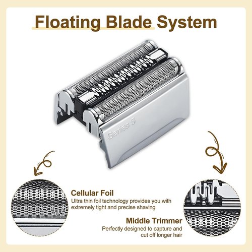 52S - Series 5 Electric Shaver Replacement Head | Compatible with S5 Sport Models