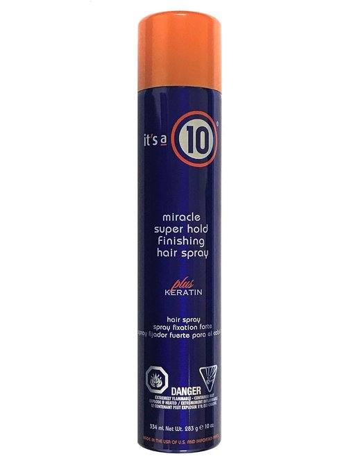 It's a 10 Haircare Miracle Super Hold Finishing Hair Spray - Keratin Infused, 10 Ounce