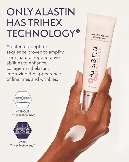 ALASTIN Skincare Ultra Nourishing Face Moisturizer - Daily Hydrating Cream for Dry Skin (2 oz)