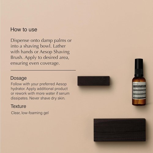 Aesop Moroccan Neroli Shaving Serum - Razor Bump Treatment | Calms & Softens Skin | 60 mL / 2 oz