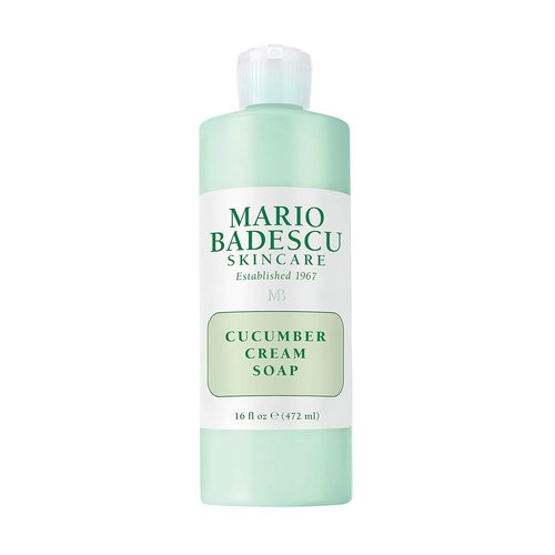 Mario Badescu Cucumber Cream Soap - Gentle Facial Cleanser with Vitamins - Removes Makeup & Impurities for Combination/Dry Skin