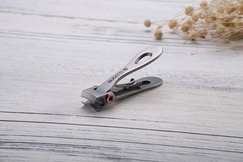 Stainless Steel Nail Clippers – G.Liane 15mm Wide Jaw Opening Nail Cutter for Toenails and Fingernails Salon Quality Nail Care Tools for Women and Men