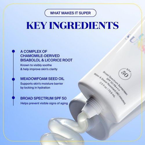 Supergoop! Unseen Sunscreen - SPF 50 - Clear & Invisible Face Sunscreen + Broad Spectrum + Makeup-Gripping Primer - Weightless, Scentless, Oil Free - For All Skin Types & Tones - 0.68 fl oz