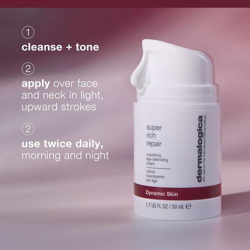 Dermalogica Super Rich Repair Face Moisturizer - Anti-Aging Formula for Deep Hydration & Nourishment
