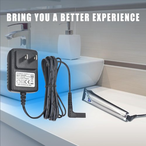 5V Power Adapter Charger for Wahl Trimmer SS2L, WSS3L, 5616L, 5701, 9818A, 9818-5001, 9870, 9884L2, 9896, 9899, Replacement Charger Cord Fit 9864 Stainless Steel Lithium Ion 2.0+ Beard Trimmer