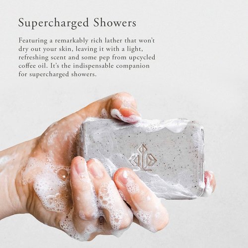 Caldera + Lab Exfoliating Soap Bar - Certified Vegan, Organic Formula with Antioxidant Botanicals