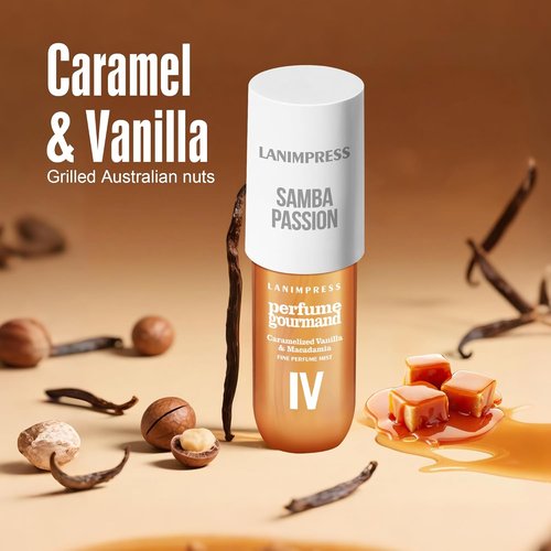 Regine Switzerland Hair Mist & Body Spray - Sweet Amber Gourmet Perfume | Travel Size 3 FL OZ