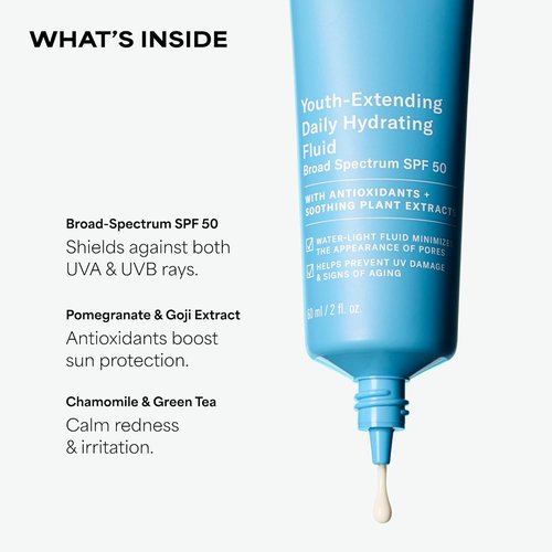 Paula's Choice RESIST Daily Hydrating Fluid | SPF 50 Face Moisturizer for Oily Skin, Fragrance-Free, TSA Friendly