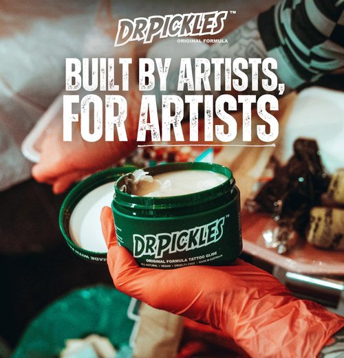 Dr Pickles Original Formula Tattoo Glide, Anti-Imflammatory, Skin Nourishing, Smooth Gliding - 5.3 oz / 150g