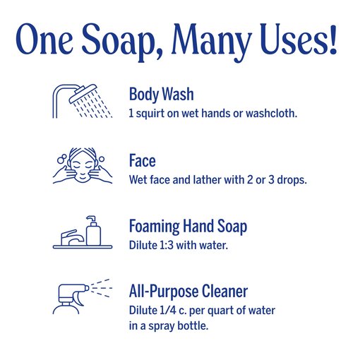 Dr. Bronner's Pure-Castile Magic Liquid Soap (Citrus, 16 Ounce, 2-Pack)- Made with Regenerative Organic Certified Oils, 18-in1 Uses: Face, Hair, Hand & Body Soap, Laundry, Pets- Concentrated, Vegan